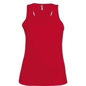 Kariban Proact Womens/Ladies Sleeveless Sports / Training Vest / Red